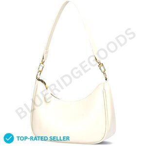 Brand New KKXIU Hobo Bag Cream Underarm Retro Clutch